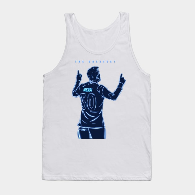 Lionel Messi Tank Top by Yopi